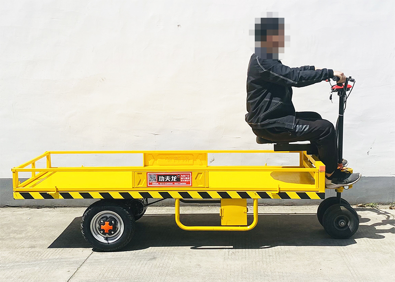 电动车平板车正反骑三轮平板果园农场工厂物流快递定制倒骑功夫龙