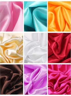 Satin fabric Satin color Silk gift box lining silk cloth
