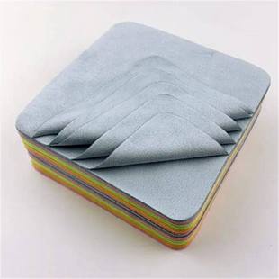 5Pcs Soft Chamois Glasses Cleaner Eyeglasses Microfiber Clea