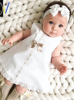 Baby Girl Clothes Princess Dress Cute Newborn white clothing