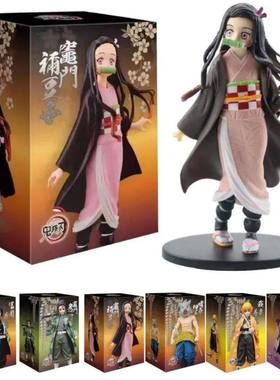 Anime Demon Slayer Figure Kamado Tanjirou Nezuko Action Figu
