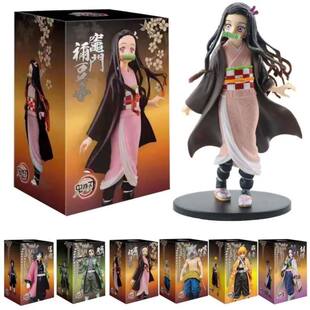 Anime Demon Slayer Figure Kamado Tanjirou Nezuko Action Figu