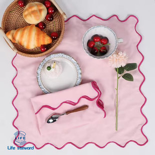 Dinner Napkins Cotton Linen Blend Napkin Perfect for Parties