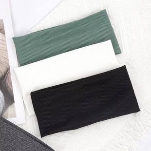 Elastic Solid Color Hair Bands for Women and Men Hairband Ru