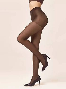 Kave 1 Pair 40D Sheer Tights for Women Black High Waist Cont