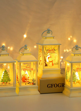 christmas snowman Elk hand light Christmas tree pendant 挂件