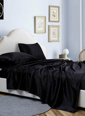 stain silk bedsheet sets fitted bed sheet set bedding cover