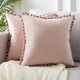 Velvet Pillows Cushion Soft Cover Decorative Throw waist