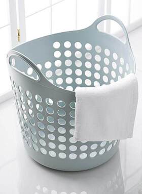 laundry basket large plastic hand wheel washing dirty