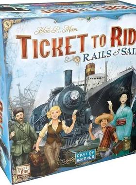 Ticket to Ride Rails & Sails Board Game English Family Multi