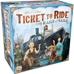 Ticket to Ride Rails & Sails Board Game English Family Multi