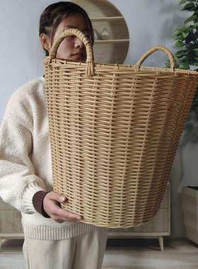 laundry basket household laundry basket toy wicker bucket