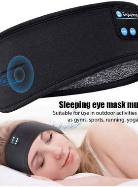 Wireless Bluetooth Headset Elastic Sports Headband Over the