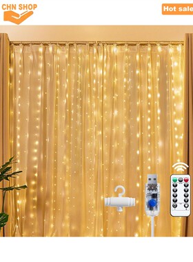 300LED Fairy Curtain Lights,Christmas Decoration,String Ligh