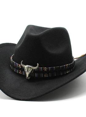 men and womens hat western cowboy jazz sun hat 西部牛仔帽