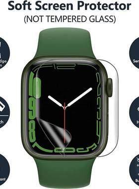 Soft Hydrogel Screen Protector Film For Apple Watch 7 6 SE