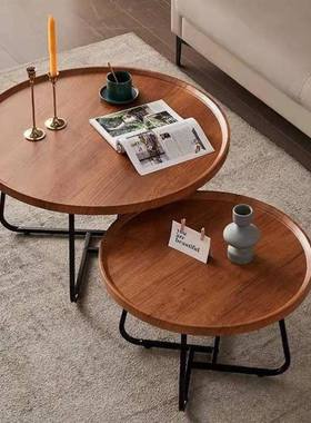 Nordic coffee table home round combination coffee table