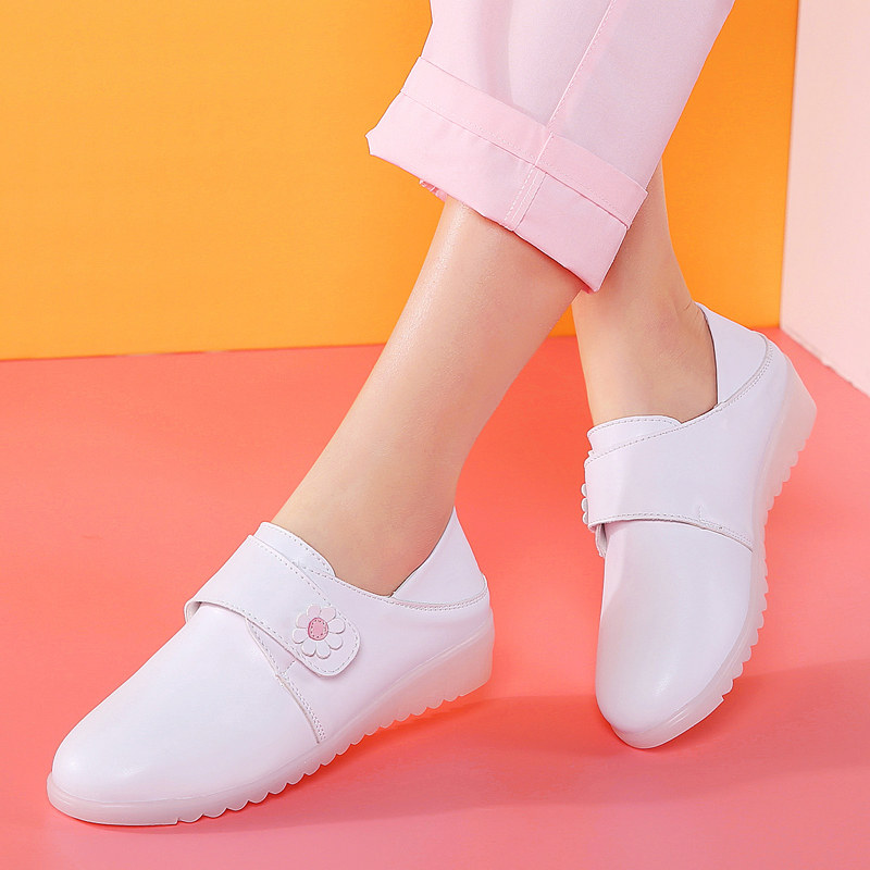 Nurse Dedicated White shoes ventilation Spring and summer A pedal Lazy man comfortable Two wear white leisure time The thickness of the bottom Single shoesin the Women's Shoes, Low shoes  category - from Buy2taobao.com to provide professional Taobao agent buy service