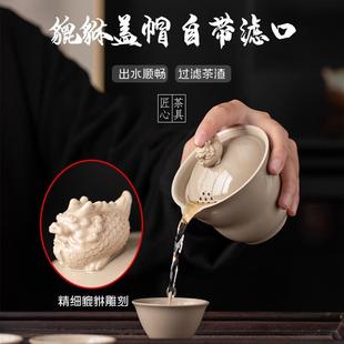 国草木风灰旅行茶具套装 FWH壶三杯露营 携式 便户外旅游泡茶壶0717