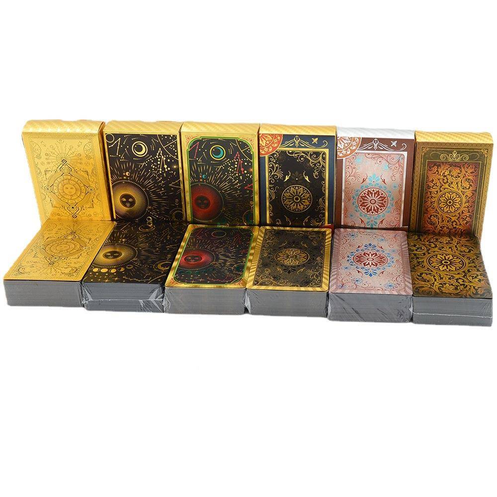 金塔罗牌箔Ta136rot韦特桌上游戏玩具V卡C防水耐磨片P初学者厂家