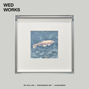 WED原创小众设计摄影装饰画 中古包豪斯客厅咖啡角卧室韩式盐挂画