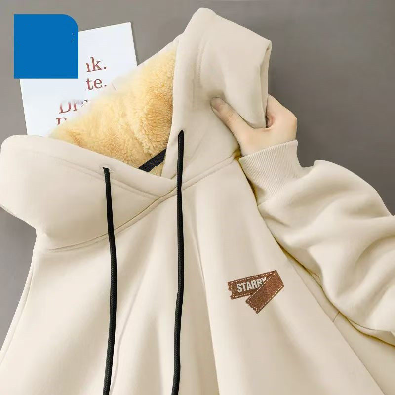 羊羔绒连帽卫衣男士休闲冬季潮流保暖防寒套头衫加绒加厚外套12,男装,卫衣,淘宝优惠券,粉丝福利购,淘宝优惠卷