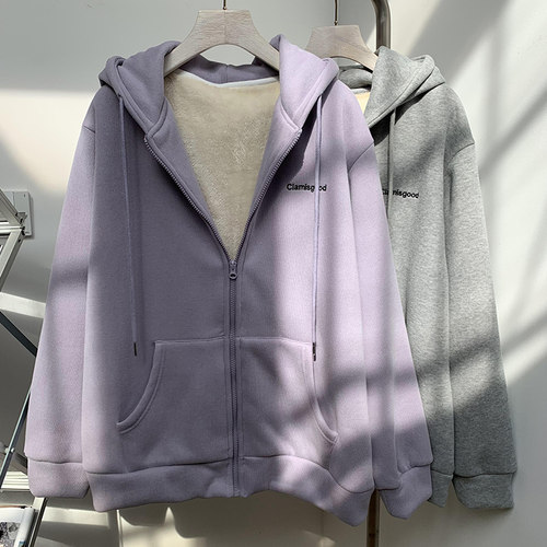 加厚羊羔慵懒羊羔毛慵懒风