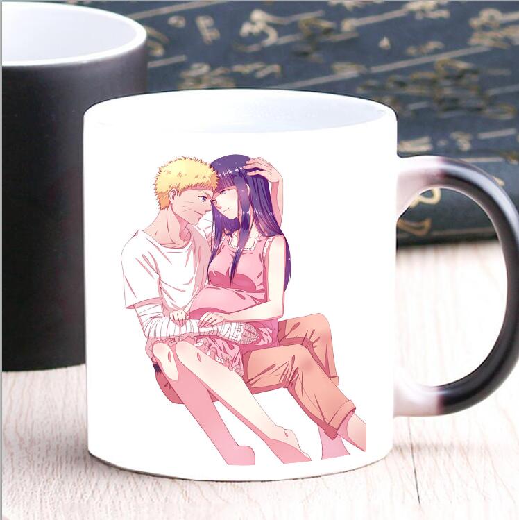 火影漩涡鸣人雏田马克变色杯 动漫周边cos二次元开学毕业生日礼物