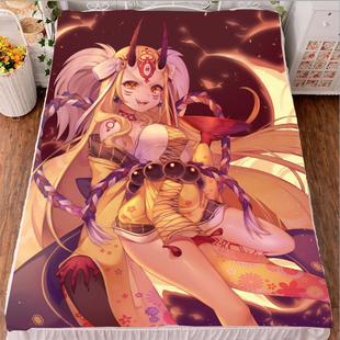 fatefgo茨木童子被套毛毯床单动漫周边cos二次元宅男腐女生日礼物