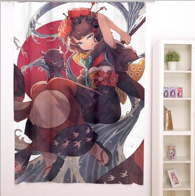fatefgo葛饰北斋浴帘窗帘挂画动漫周边二次元cos宅男腐女生日礼物