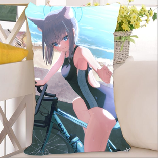 蔚蓝档案砂狼 白子抱枕动漫周边二次元毕业漫展宅男腐女生日礼物