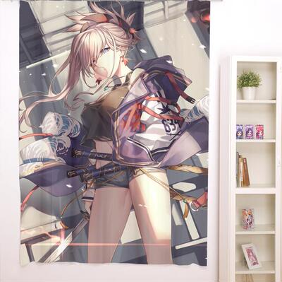 fate/grand order宫本武藏浴帘窗帘动漫周边cos二次元送生日礼物