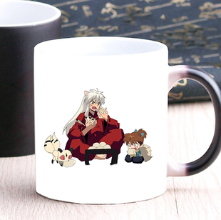 犬夜叉云母七宝咖啡变色杯二次元动漫游戏周边宅男腐女生日礼物