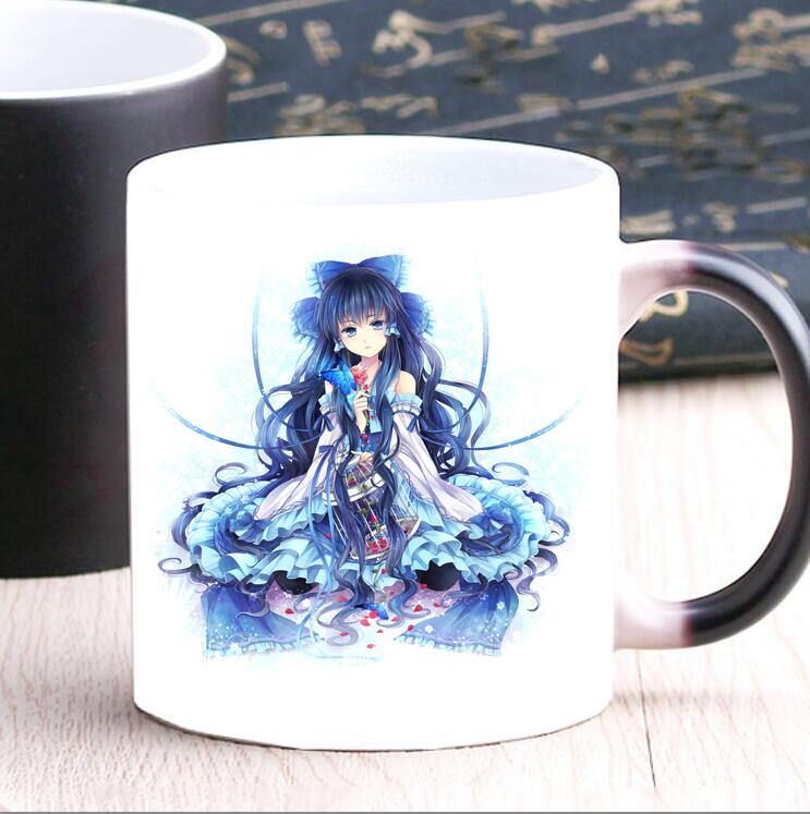 东方Project博丽灵梦马克变色杯动漫周边二次元宅男腐女生日礼物