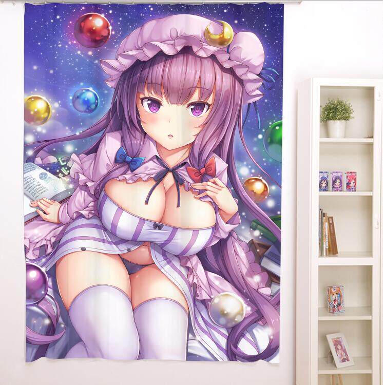 东方project帕秋莉浴帘窗帘动漫周边cos二次元送宅男腐女生日礼物