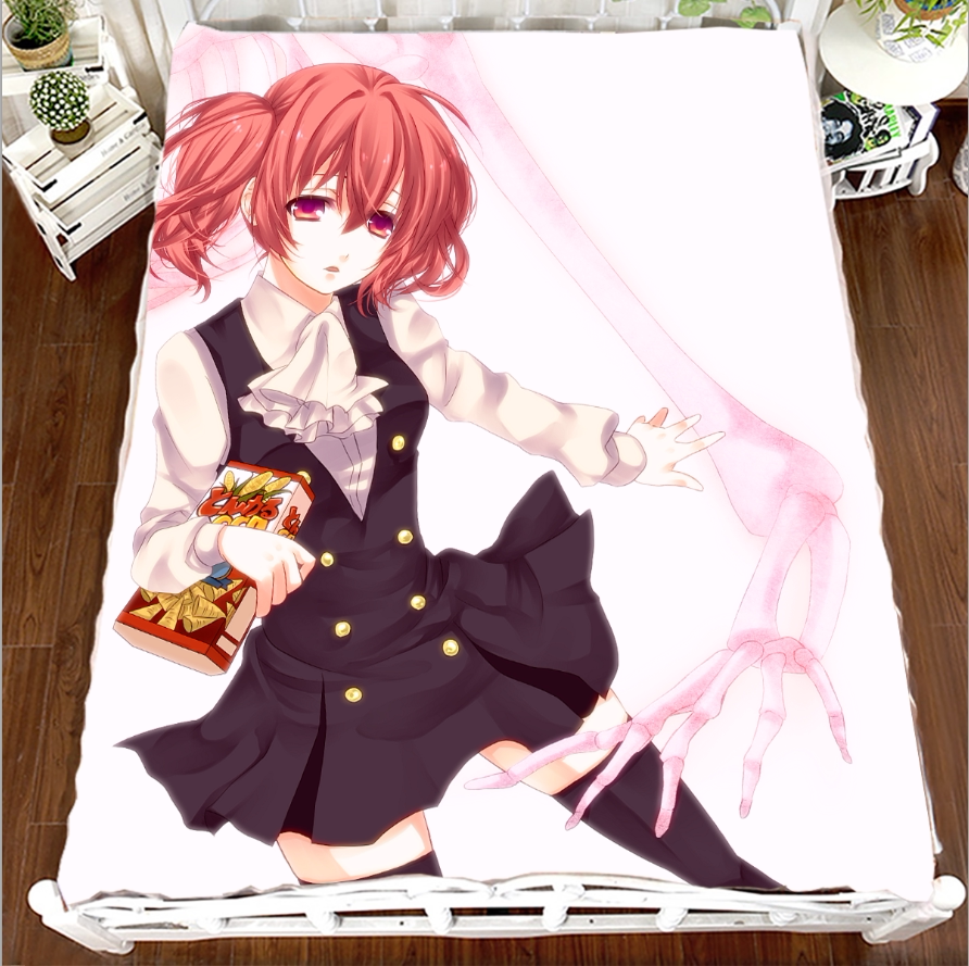 妖狐×仆SS髅髅宫歌留多被套床单毛毯动漫周边cos送宅男生日礼物