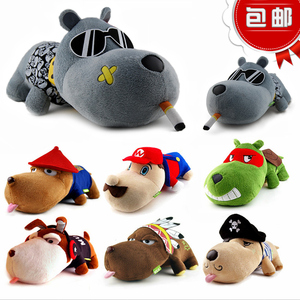 长嘴狗竹炭包汽车摆件车上车饰可爱创意车载车内饰装饰品用品超市