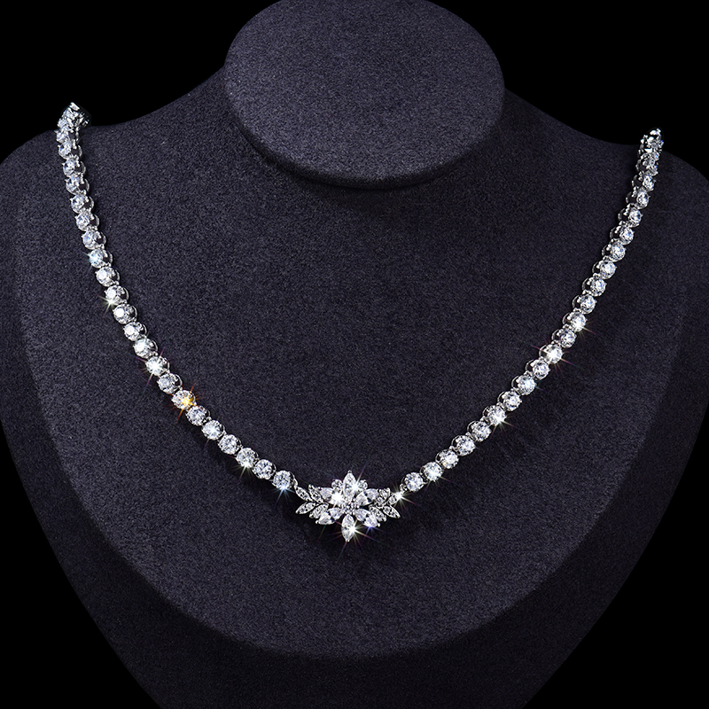 卓蝶珠宝克拉宴会两用万能扣项链