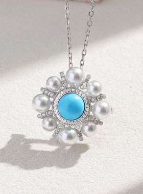 卓蝶珠宝幸运四叶草吊坠胸针2用款