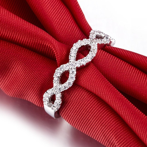 戒指仿钻石甜美小清新气质款