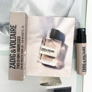 Him Zadig Voltaire萨迪格&伏尔泰This Undressed男香0.8ML