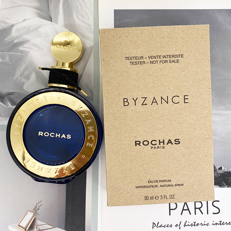 法国全新2019款罗莎Rochas Byzance拜占庭女士持久浓香水简装90ML