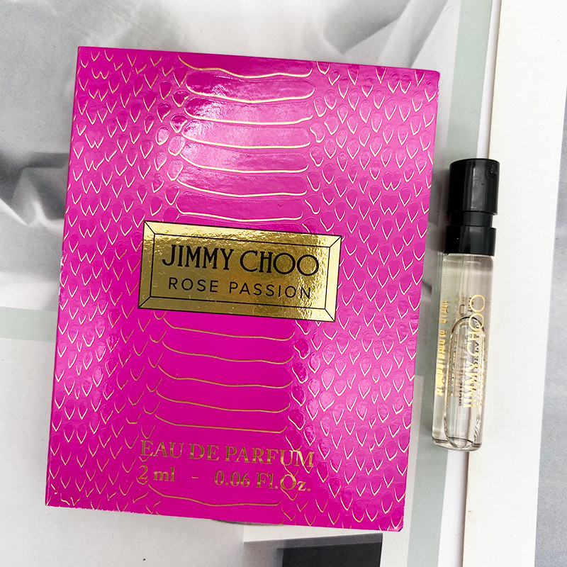 Jimmy Choo吉米&middot;周Rose Passion瑰色夏兰女士浓香水试管小样2ML