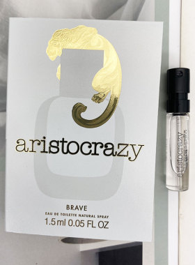小众正品西班牙Aristocrazy Brave狮子女士持久淡香水小样1.5ML