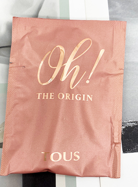 西班牙原装Tous桃丝熊Oh! The Origin噢!本真女士浓香水小样1.5ML