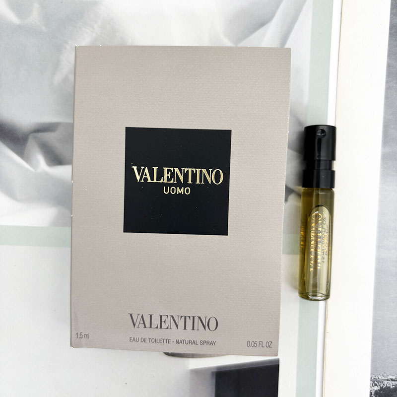 2014旧版Valentino华伦天奴Uomo同名男士淡香水EDT试管小样1.5ML