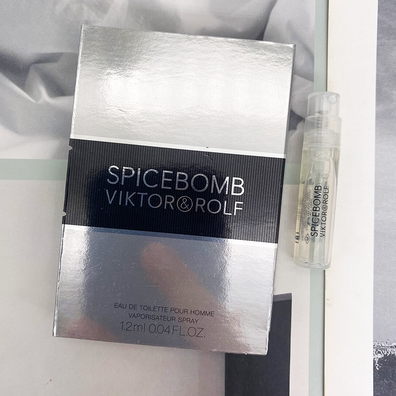 正品维克多与罗夫Spicebomb激情炸弹男士持久淡香水试管小样1.2ML