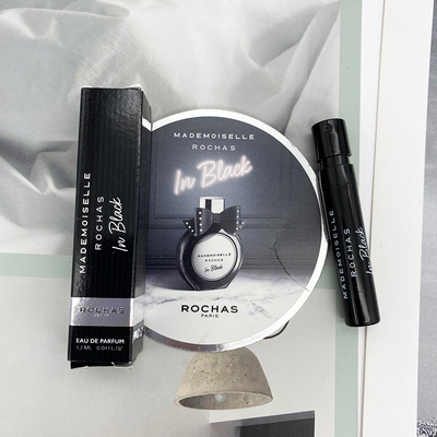 2020Rochas罗莎Mademoiselle in black黑色女士持久浓香小样1.2ML