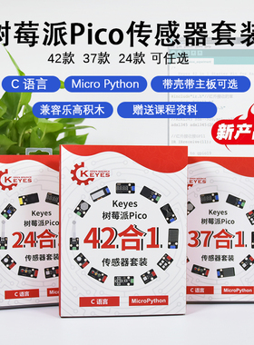 Keyes 树莓派PICO传感器套装Raspberry Pi 兼容积木编程学习套件
