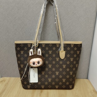 高颜值轻奢老花托特包气质高配得感大包包百搭时尚 大容量单肩包潮